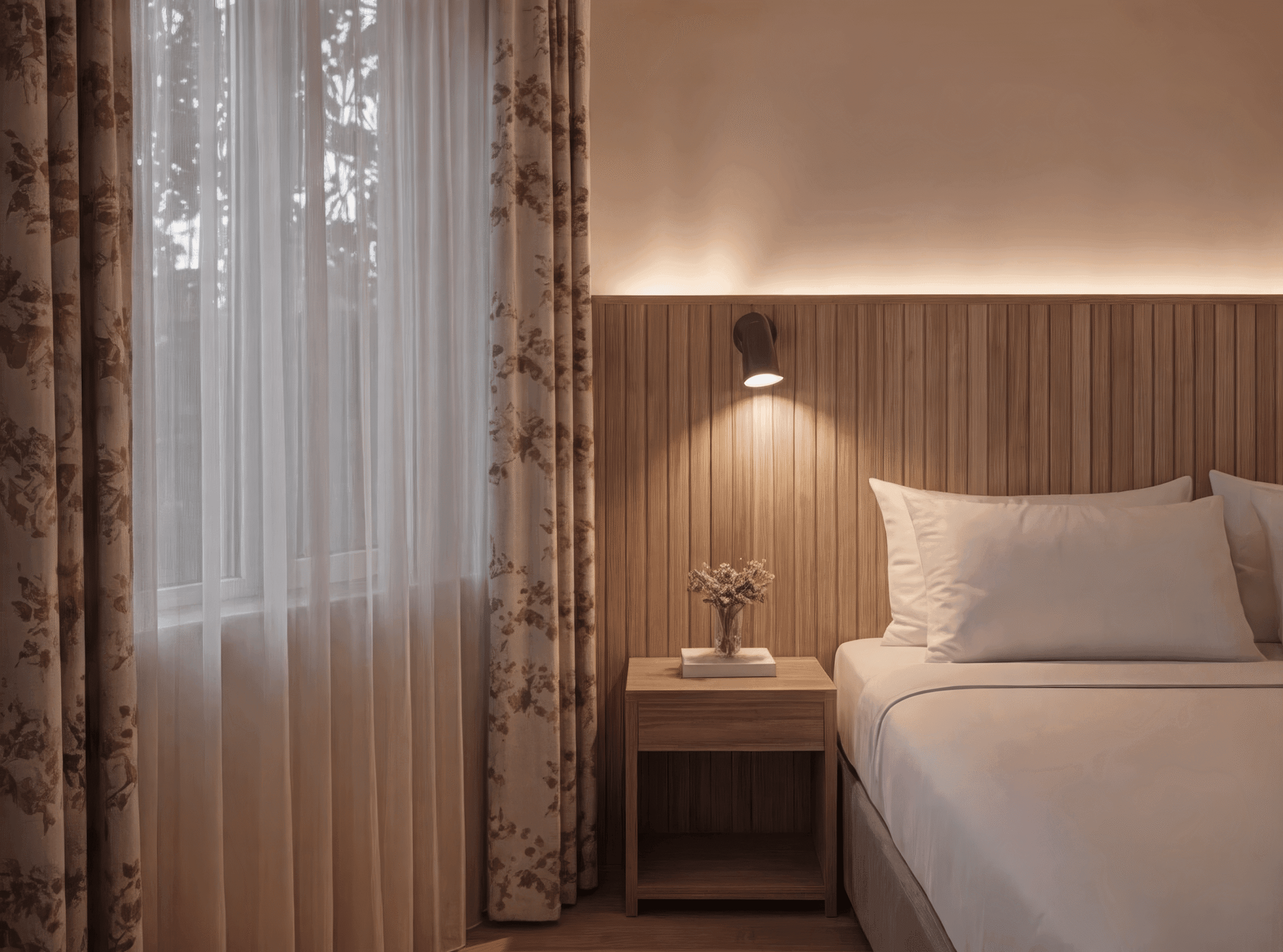 Bella Rose Apart Hotel dağ manzaralı daire yatak odası